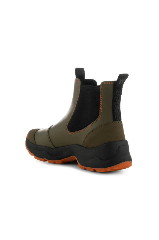 WODEN Siri Waterproof | Cool støvler i Dark Olive | Gratis fragt