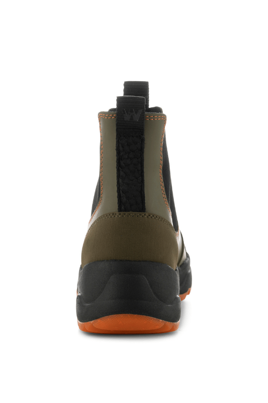 WODEN Siri Waterproof | Cool støvler i Dark Olive | Gratis fragt