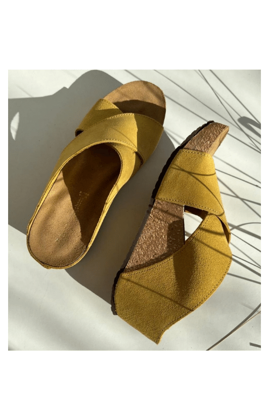 Copenhagen Shoes | Frances sandal i gul
