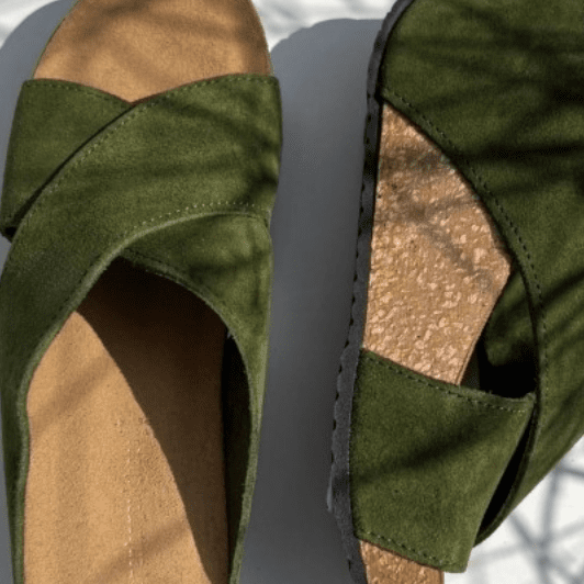 Copenhagen Shoes | Frances sandal i armygrøn