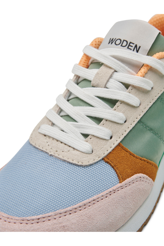 Woden Ronja  | Sneakers | tennissko i multifarver grøn
