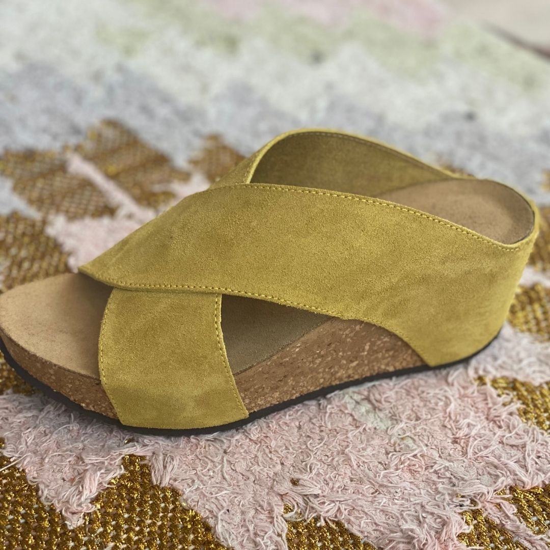 Copenhagen Shoes | Frances sandal i gul