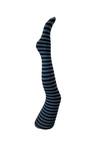 A MOÍ Nini Stripe | Strømpebuks stribet grå/sort | Perfekt under kjolen